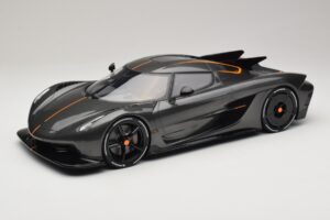 Koenigsegg Jesko Absolut 0-400-0 km/h Rekord Graphite Grey GT Spirit 1:12 Koenigsegg Jesko Absolut 0-400-0 km/h Rekord Graphite Grey GT Spirit 1:12 GT575 Żywica