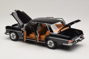 Mercedes 280 SE W108 Czarny Norev 1:18 183360 Metal — zdjęcie 5 z 8