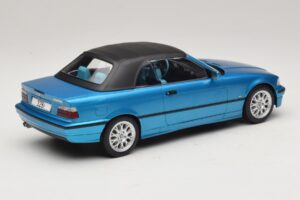 BMW 3 Series E36 Kabriolet Niebieski Metaliczny MCG 1:18 MCG18319 Metal — zdjęcie 3 z 7