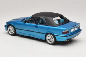 BMW 3 Series E36 Kabriolet Niebieski Metaliczny MCG 1:18 MCG18319 Metal — zdjęcie 6 z 7