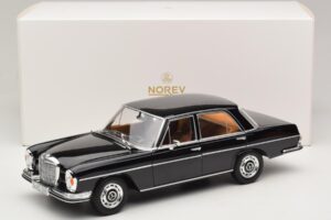 Mercedes 280 SE W108 Czarny Norev 1:18 183360 Metal — zdjęcie 8 z 8