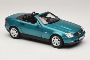 Mercedes SLK R170 Vivianite Green Norev 1:18 183021 Metal — zdjęcie 8 z 10