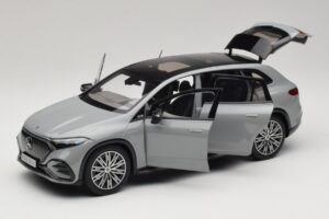 Mercedes EQS SUV X296 Manufaktur Alpine Grey NZG 1:18 B66960591 Metal — zdjęcie 2 z 8