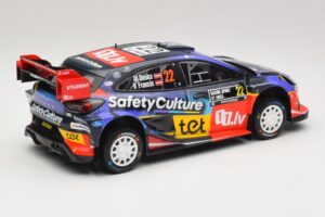 Ford Puma Rally1 #22 M. Sesks / R. Francis Rally Sweden 2025 IXO 1:18 18RMC240 Metal — zdjęcie 2 z 6