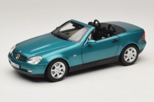 Mercedes SLK R170 Vivianite Green Norev 1:18 Mercedes SLK R170 Vivianite Green Norev 1:18 183021 Metal