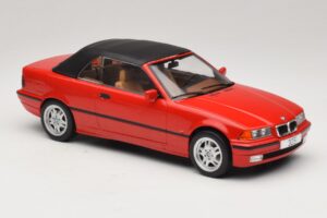 BMW 3 Series E36 Kabriolet Czerwony MCG 1:18 MCG18317 Metal — zdjęcie 5 z 7
