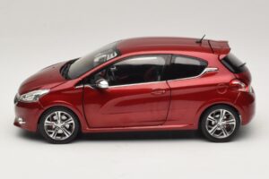 Peugeot 208 GTI Rubis Red Norev 1:18 184700 Metal — zdjęcie 4 z 8