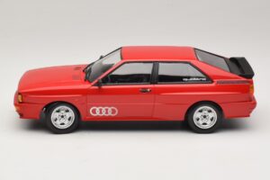 Audi Quattro Czerwony Edycja Dealerska Minichamps 1:18 A5-5893 Metal — zdjęcie 3 z 6