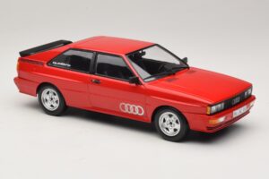 Audi Quattro Czerwony Edycja Dealerska Minichamps 1:18 A5-5893 Metal — zdjęcie 4 z 6