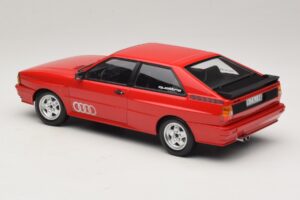 Audi Quattro Czerwony Edycja Dealerska Minichamps 1:18 A5-5893 Metal — zdjęcie 5 z 6
