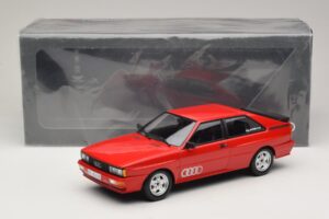 Audi Quattro Czerwony Edycja Dealerska Minichamps 1:18 A5-5893 Metal — zdjęcie 6 z 6