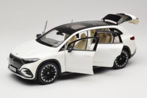 Mercedes EQS SUV X296 Manufaktur Diamond White NZG 1:18 B66960590 Metal — zdjęcie 2 z 8