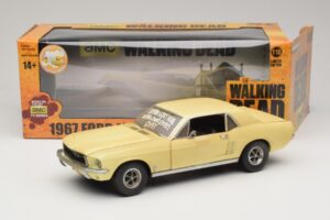 Ford Mustang Coupe Żółty The Walking Dead Greenlight 1:18 12958 Metal — zdjęcie 8 z 8