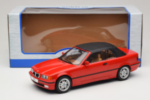 BMW 3 Series E36 Kabriolet Czerwony MCG 1:18 MCG18317 Metal — zdjęcie 7 z 7