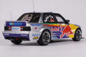 BMW E30 V8 #229 E. Hountondji Red Bull Driftbrothers Drift 2023 Niebieski Otto 1:18 OT486 Żywica — zdjęcie 2 z 5