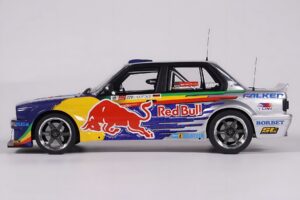 BMW E30 V8 #229 E. Hountondji Red Bull Driftbrothers Drift 2023 Niebieski Otto 1:18 OT486 Żywica — zdjęcie 3 z 5