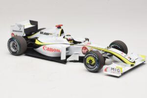 Brawn GP BGP001 #22 J. Button Singapore GP 2009 Minichamps 1:18 180090222 Żywica — zdjęcie 4 z 7