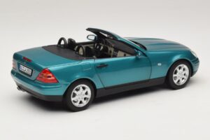 Mercedes SLK R170 Vivianite Green Norev 1:18 183021 Metal — zdjęcie 4 z 10