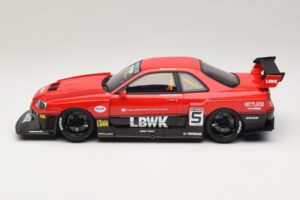 Nissan Skyline ER34 LB Super Silhouette Active Red GT Spirit 1:18 GT570 Żywica — zdjęcie 3 z 6