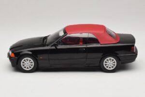 BMW 3 Series E36 Kabriolet Czarny MCG 1:18 MCG18318 Metal — zdjęcie 4 z 7