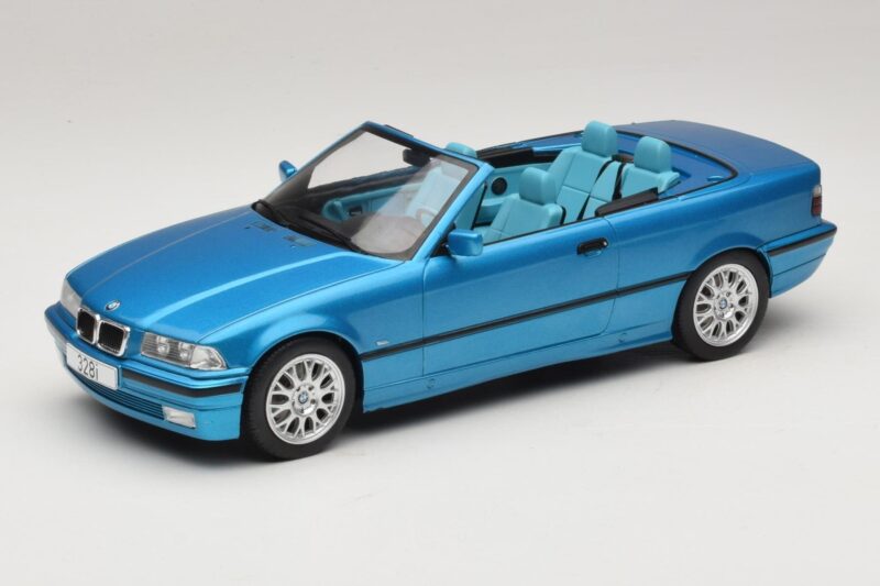 BMW 3 Series E36 Kabriolet Niebieski Metaliczny MCG 1:18 MCG18319 Metal
