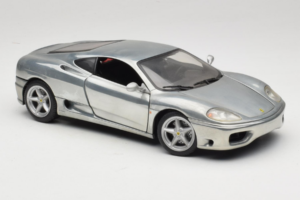 Ferrari 360 Modena Chromowane Srebro Hot Wheels 1:18 27774 Metal — zdjęcie 6 z 8