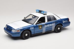 Ford Crown Victoria Police Interceptor The Walking Dead Greenlight 1:18 12957 Metal