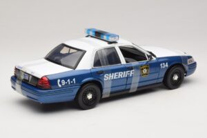 Ford Crown Victoria Police Interceptor The Walking Dead Greenlight 1:18 12957 Metal — zdjęcie 2 z 6