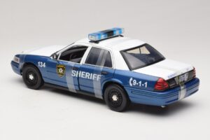Ford Crown Victoria Police Interceptor The Walking Dead Greenlight 1:18 12957 Metal — zdjęcie 5 z 6