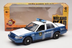 Ford Crown Victoria Police Interceptor The Walking Dead Greenlight 1:18 12957 Metal — zdjęcie 6 z 6