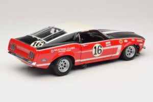 Ford Mustang Boss 302 #16 Bud Moore Engineering G. Follmer Trans-Am 1969 OEM 1:18 FORD006 Metal — zdjęcie 3 z 8