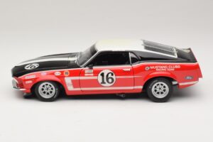Ford Mustang Boss 302 #16 Bud Moore Engineering G. Follmer Trans-Am 1969 OEM 1:18 FORD006 Metal — zdjęcie 4 z 8