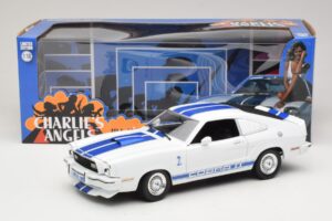 Ford Mustang II Cobra II Charlie's Angels Movie Greenlight 1:18 12880 Metal — zdjęcie 8 z 8