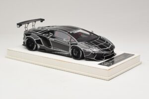 Lamborghini Aventador Liberty Walk TRON Błyszczący Czarny JUC 1:18 J32-14 Żywica — zdjęcie 4 z 7