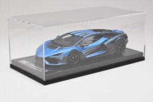 Lamborghini Revuelto Blue Black IVY Merit 1:18 REMC040 Żywica — zdjęcie 6 z 7