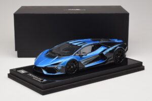 Lamborghini Revuelto Blue Black IVY Merit 1:18 REMC040 Żywica — zdjęcie 7 z 7