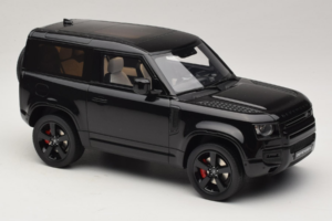 Land Rover Defender 90 L663 P400 X-Dynamic HSE Santorini Black GT Spirit 1:18 GT992 Żywica — zdjęcie 4 z 6