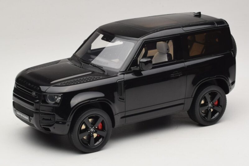 Land Rover Defender 90 L663 P400 X-Dynamic HSE Santorini Black GT Spirit 1:18 GT992 Żywica