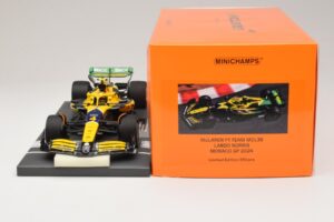 McLaren MCL38 #4 L. Norris Monaco GP Winner 2024 Minichamps 1:18 537242604 Żywica — zdjęcie 6 z 7