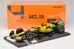 McLaren MCL38 #4 L. Norris Monaco GP Winner 2024 Minichamps 1:18 537242604 Żywica — zdjęcie 7 z 7