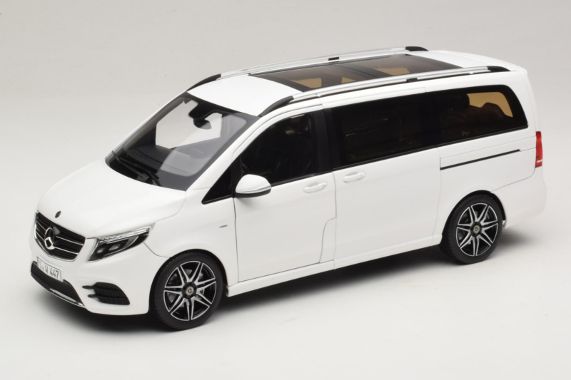 Mercedes V-Class W447 AMG Line Biały Norev 1:18 183876 Metal