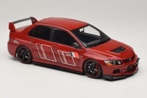 Mitsubishi Lancer Evolution IX MR Fast & Furious Czerwony Ignition Model 1:18 2374 Żywica — zdjęcie 4 z 6