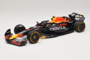 Oracle Red Bull Racing RB19 S. Perez Abu Dhabi GP 2023 Minichamps 1:18 110232311 Żywica