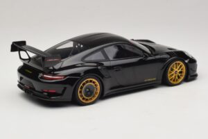 Porsche 911 992 GT3 RS Manthey Racing Czarny ze Złotymi Felgami Minichamps 1:18 MR-911-GT3RS-1804 Metal — zdjęcie 2 z 6