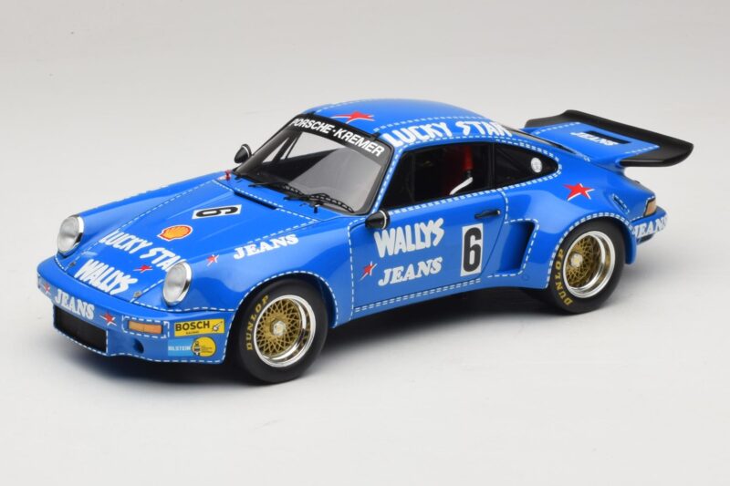 Porsche 911 RSR #6 Wallys Jeans Nurburgring 1974 Spark 1:18 18S088 Żywica