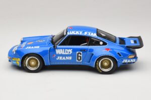 Porsche 911 RSR #6 Wallys Jeans Nurburgring 1974 Spark 1:18 18S088 Żywica — zdjęcie 3 z 6