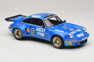 Porsche 911 RSR #6 Wallys Jeans Nurburgring 1974 Spark 1:18 18S088 Żywica — zdjęcie 4 z 6