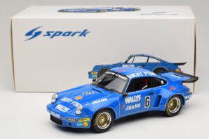 Porsche 911 RSR #6 Wallys Jeans Nurburgring 1974 Spark 1:18 18S088 Żywica — zdjęcie 6 z 6