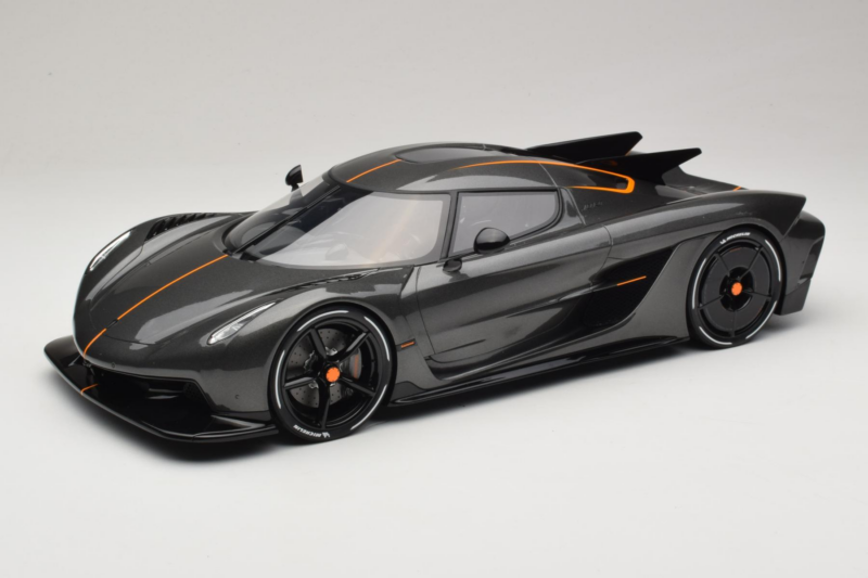 Koenigsegg Jesko Absolut 0-400-0 km/h Rekord Graphite Grey GT Spirit 1:12 GT575 Żywica