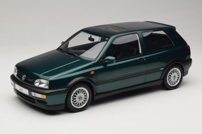 Volkswagen Golf Mk3 VR6 Carat Dragon Green Otto 1:12 G099 Żywica